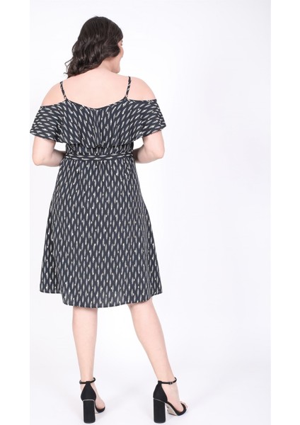 Volanlı Kemerli Elbise modelleri