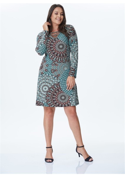 Yakası Çapraz Biyeli Örme Elbise indirimleri