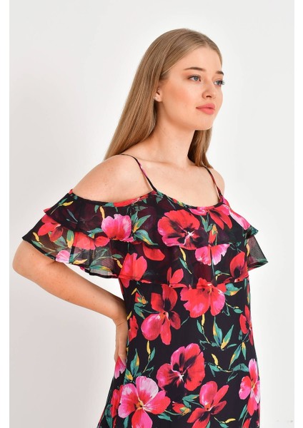 Volanlı Maxi Elbise fiyatları