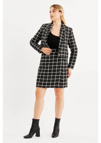 Astarlı Blazer Tüvit Ceket