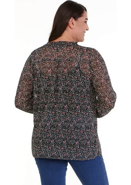 Desenli Şifon Gömlek indirimleri