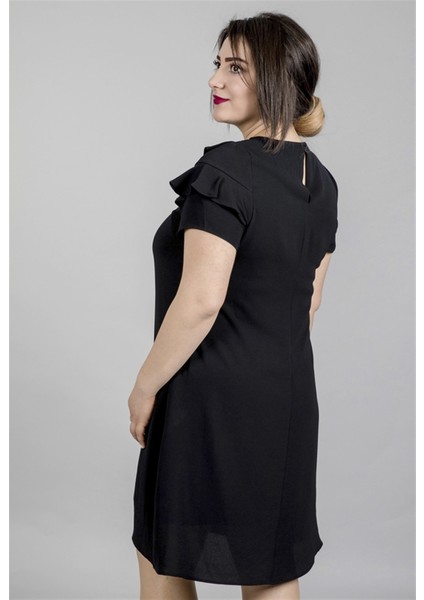 Dantel Ve Fırfır Detaylı Elbise fiyatları