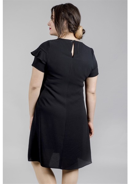 Dantel Ve Fırfır Detaylı Elbise modelleri