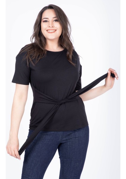 Önü Kuşaklı Tişört fırsatları