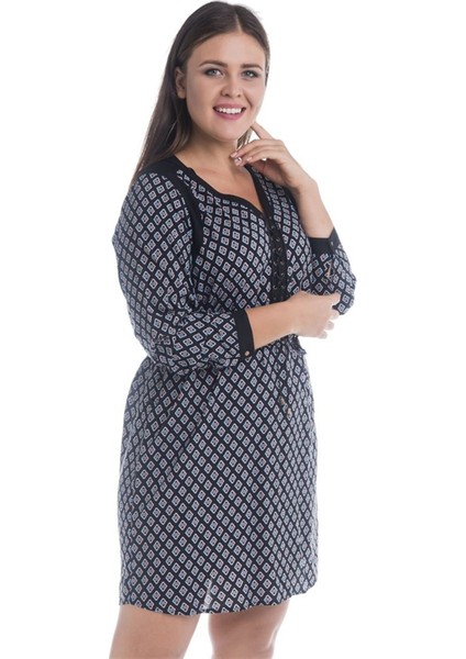 Önü Kuşgözlü Uzun Kollu Elbise fiyatları