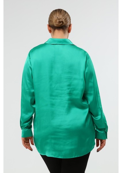 Saten Uzun Kollu Gömlek indirimleri