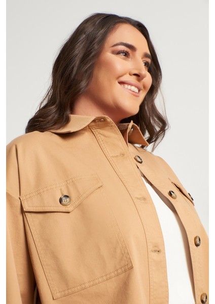 Oversize İnce Ceket