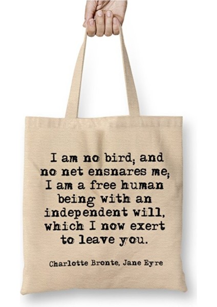Jane Eyre Charlotte Bronte Jan Eyre And Mr Rochester Bez Çanta Uzun Saplı