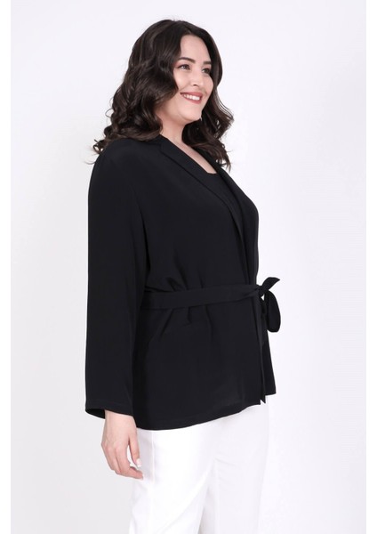 Belden Bağlamalı Astarsız Ceket indirimleri