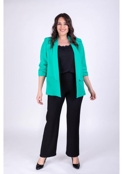 Kol Detaylı Astarlı Blazer Ceket fırsatları