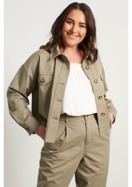 Oversize İnce Ceket