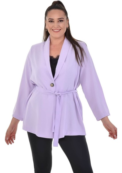 Kuşak Detaylı Salaş Ceket fiyatları