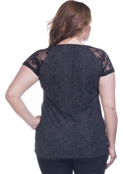 Dantelli Kısa Kol Tişört modelleri