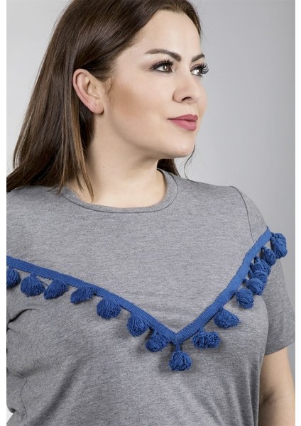 Bedeni Püsküllü Tişört indirimleri