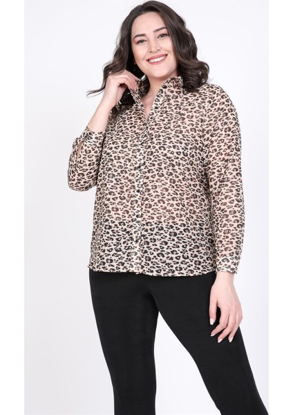 Varaklı Şifon Gömlek