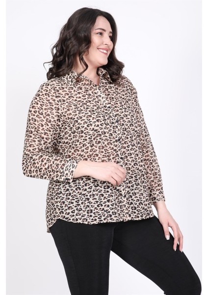 Varaklı Şifon Gömlek indirimleri