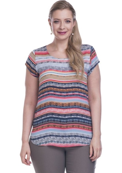 Viskon Kısa Kol Tişört