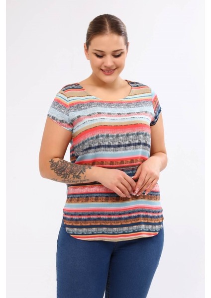 Viskon Kısa Kol Tişört