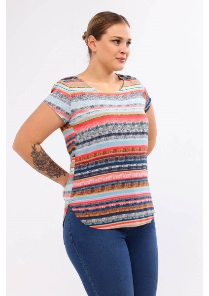 Viskon Kısa Kol Tişört