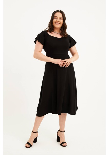 Damla Yaka Uzun Elbise