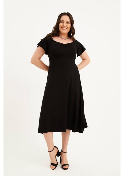 Damla Yaka Uzun Elbise