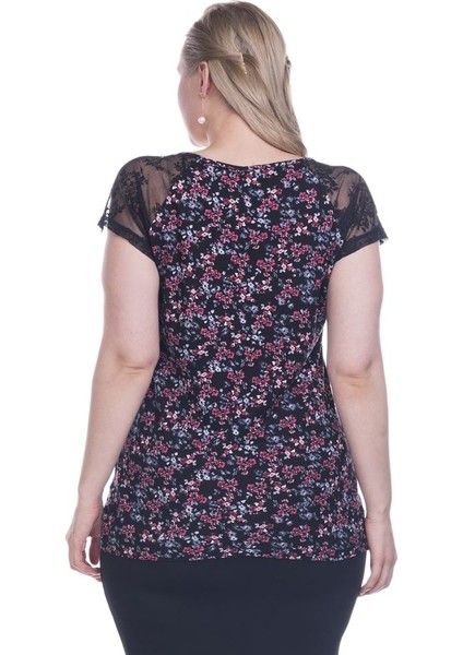 Dantelli Kısa Kol Tişört modelleri