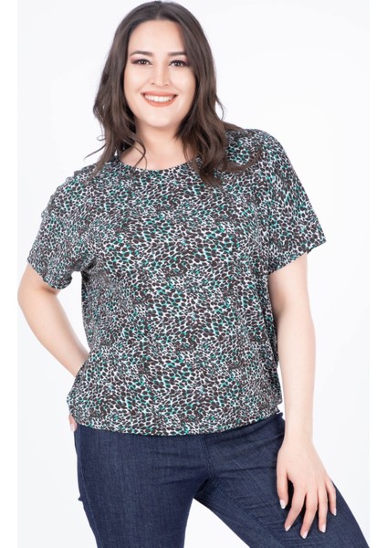 Düşük Kol Rahat Tişört