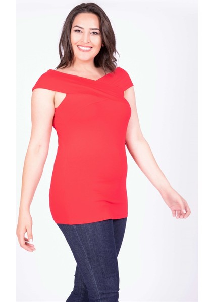 Karmen V Yaka Kolsuz Tişört fiyatları