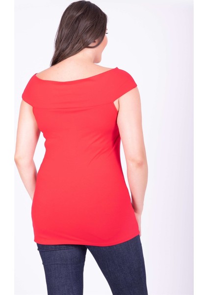 Karmen V Yaka Kolsuz Tişört modelleri