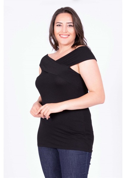 Karmen V Yaka Kolsuz Tişört indirimleri