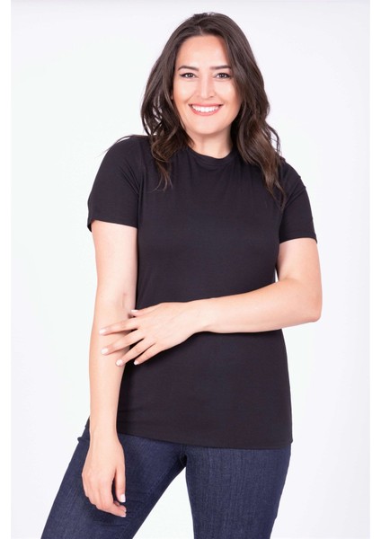 Sıfır Yaka Basic Tişört fırsatları