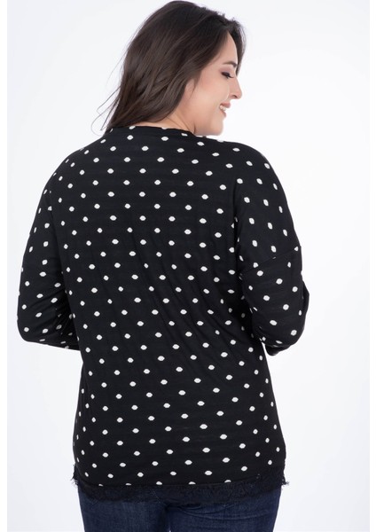 Eteği Dantelli Penye Tişört modelleri