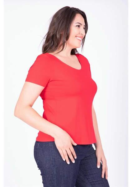 Balerin Yaka Tişört