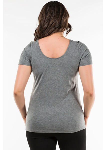 Balerin Yaka Tişört