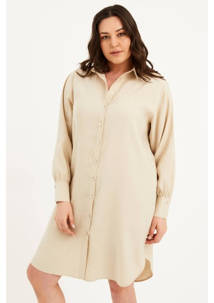 Uzun Kollu Gömlek Elbise fiyatları