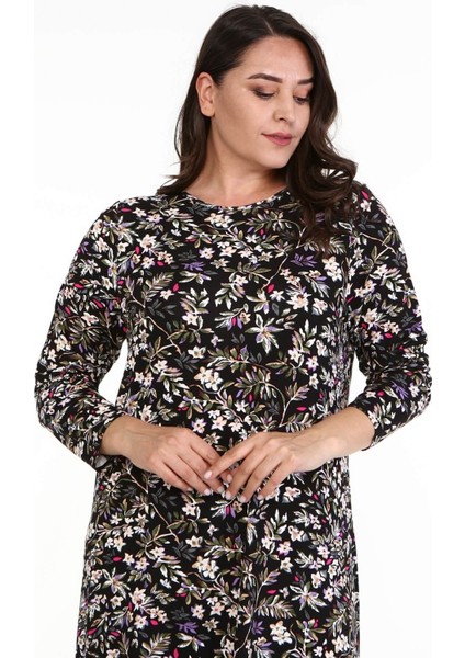 Çiçekli Penye Elbise fırsatları