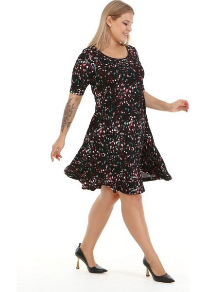 Yuvarlak Yaka Elbise modelleri