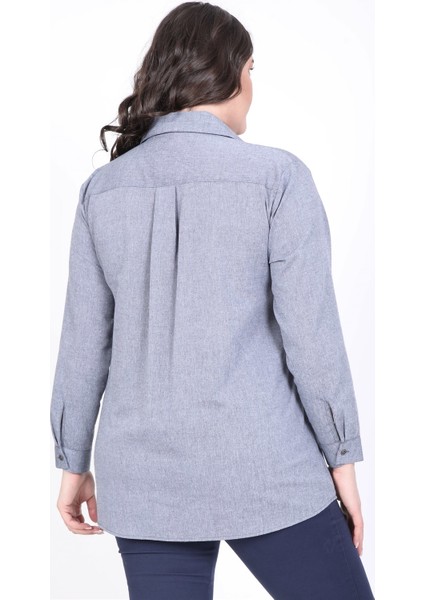 Denim Görünümlü Gömlek modelleri