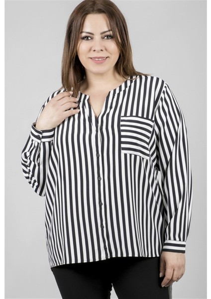 Uzun Kollu Çizgili Gömlek indirimleri