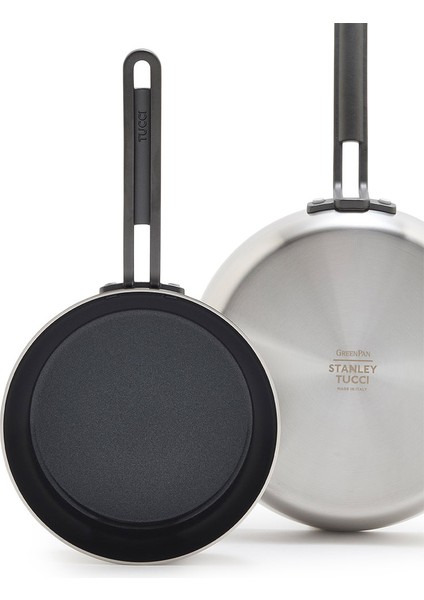 Stanley Tucci™ Kızartma Tavası 2'li 20 cm + 26 cm Çelik