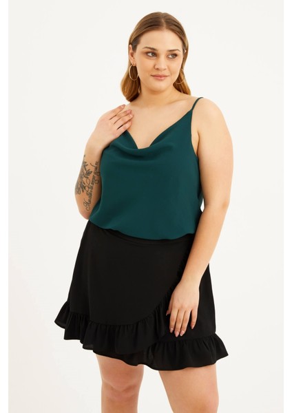 Degaje Yaka İp Askılı Bluz modelleri