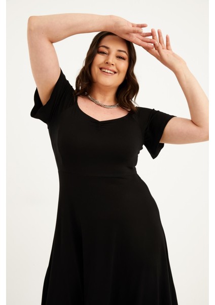 Damla Yaka Uzun Elbise fırsatları