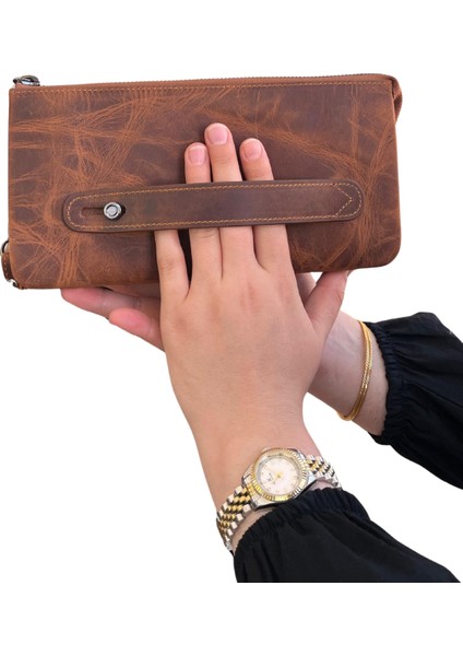 Hakiki Deri Unisex El Çantası | Viento 2225