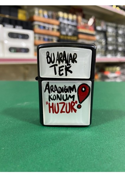Huzur Temalı Benzinli Çakmak