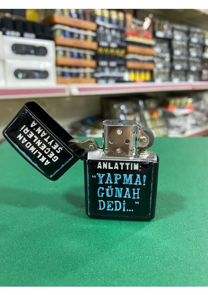 Şeytana Anlattım Yazılı Benzinli Çakmak fiyatları