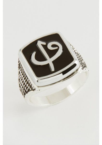 Vav Elif Metal Erkek Yüzük