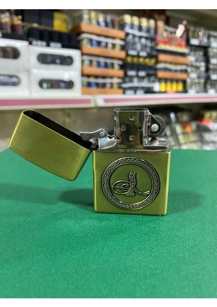 Osmanlı Tuğralı Metal Benzinli Çakmak fiyatları