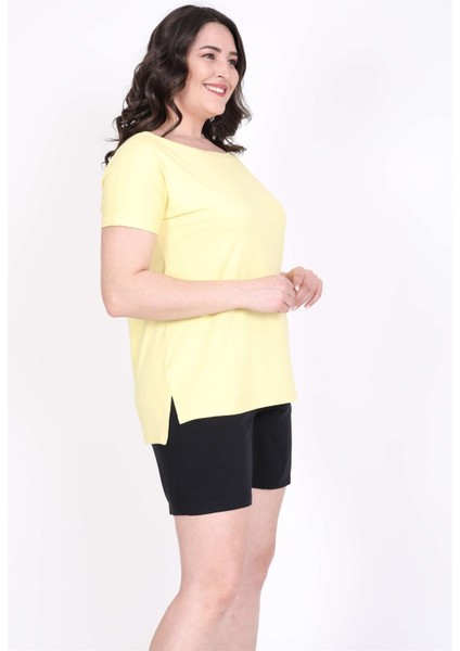 Karmen Yakalı Tişört indirimleri