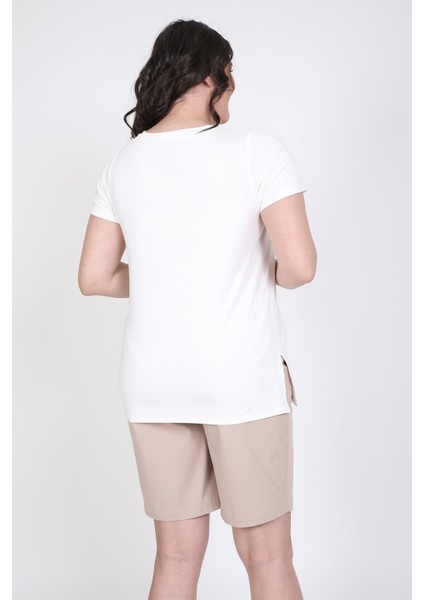 V Yakalı Tişört modelleri