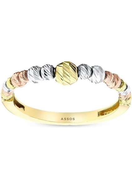 Dorika Toplu Altın Yüzük - 14K